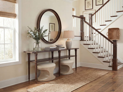 Home Accent - Skinny Console Table - Dark Brown