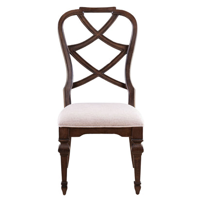 Provence Park - Wood Back Side Chair - Chateau Brown