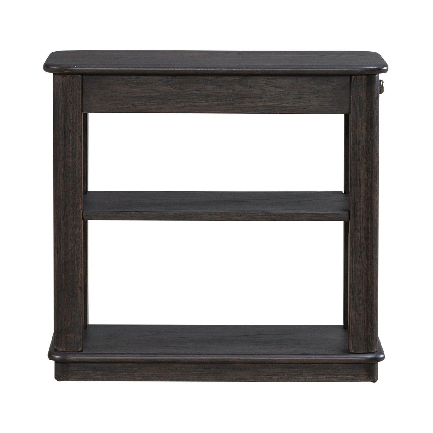 Wallace - Chair Side Table - Aged Oak