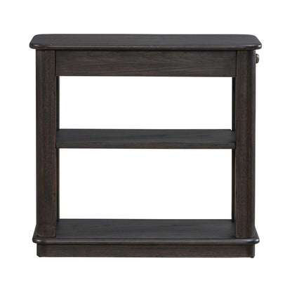 Wallace - Chair Side Table - Aged Oak