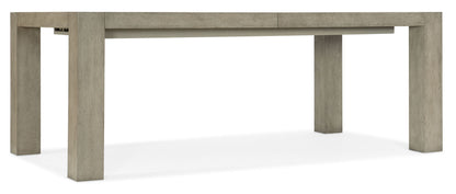 Linville Falls - North Fork Rectangle Dining Table With 1-24" Leaf - Gray