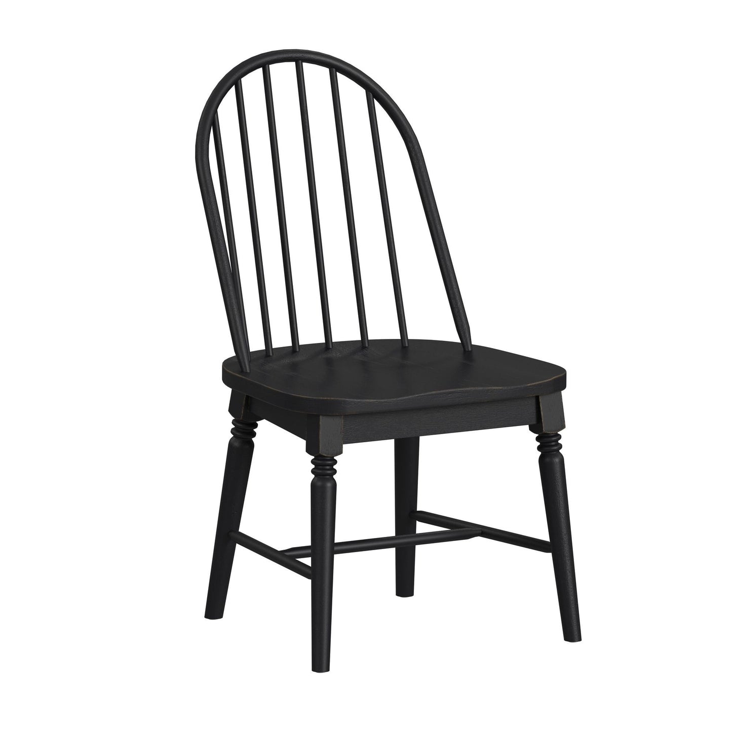 Heritage & Home - Windsor Side Chair (Set of 2) - Black