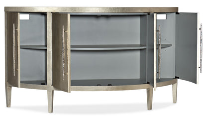 Melange - Amberly Credenza - Pearl Silver
