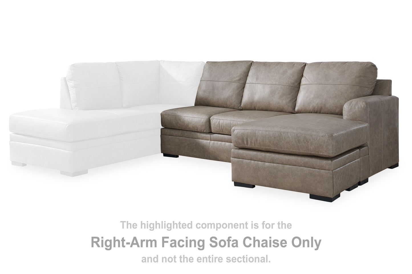Amuleto - Raf Sofa Chaise - Desert