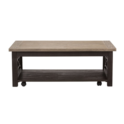 Heatherbrook - Cocktail Table - Charcoal & Ash