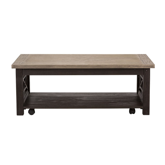 Heatherbrook - Cocktail Table - Charcoal & Ash