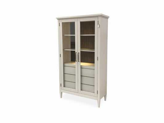 Reflections - Display Cabinet - Cashmere / Dark Roast