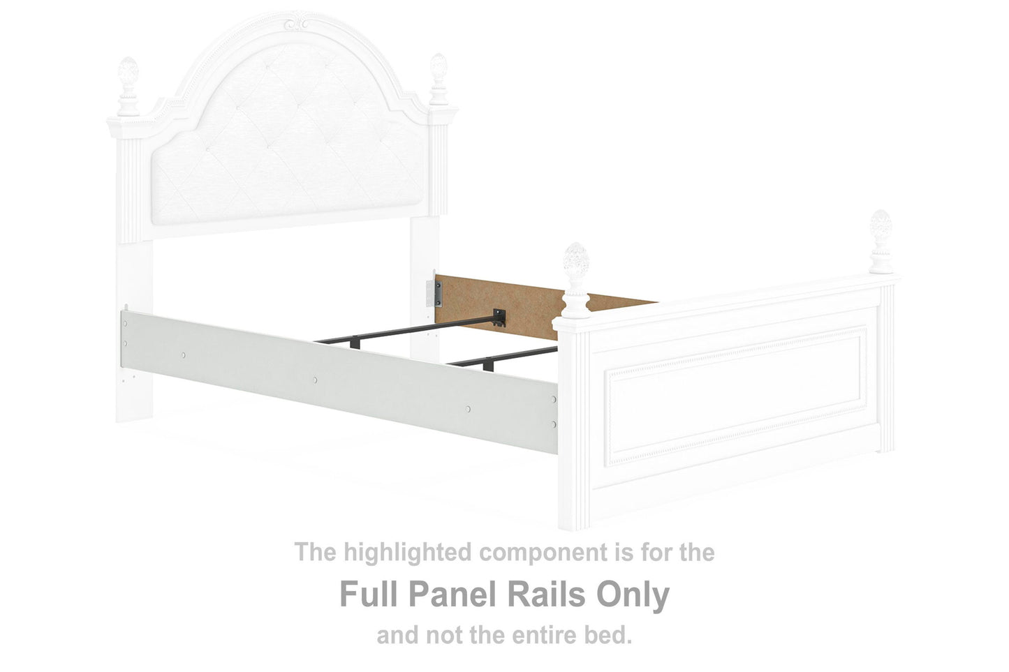 Kozlani - Full Panel Rails - White