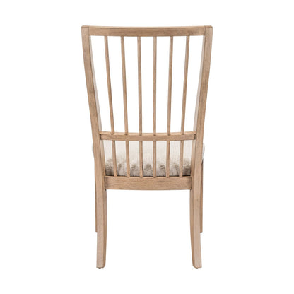Haven Hills - Spindle Back Side Chair - Camel Beige
