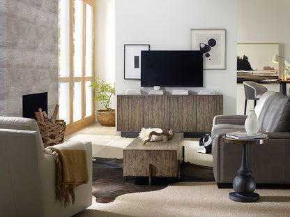 Curata - Accent Table - Light Brown / Black