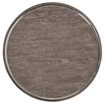 Storia - Round End Table - Dark Gray
