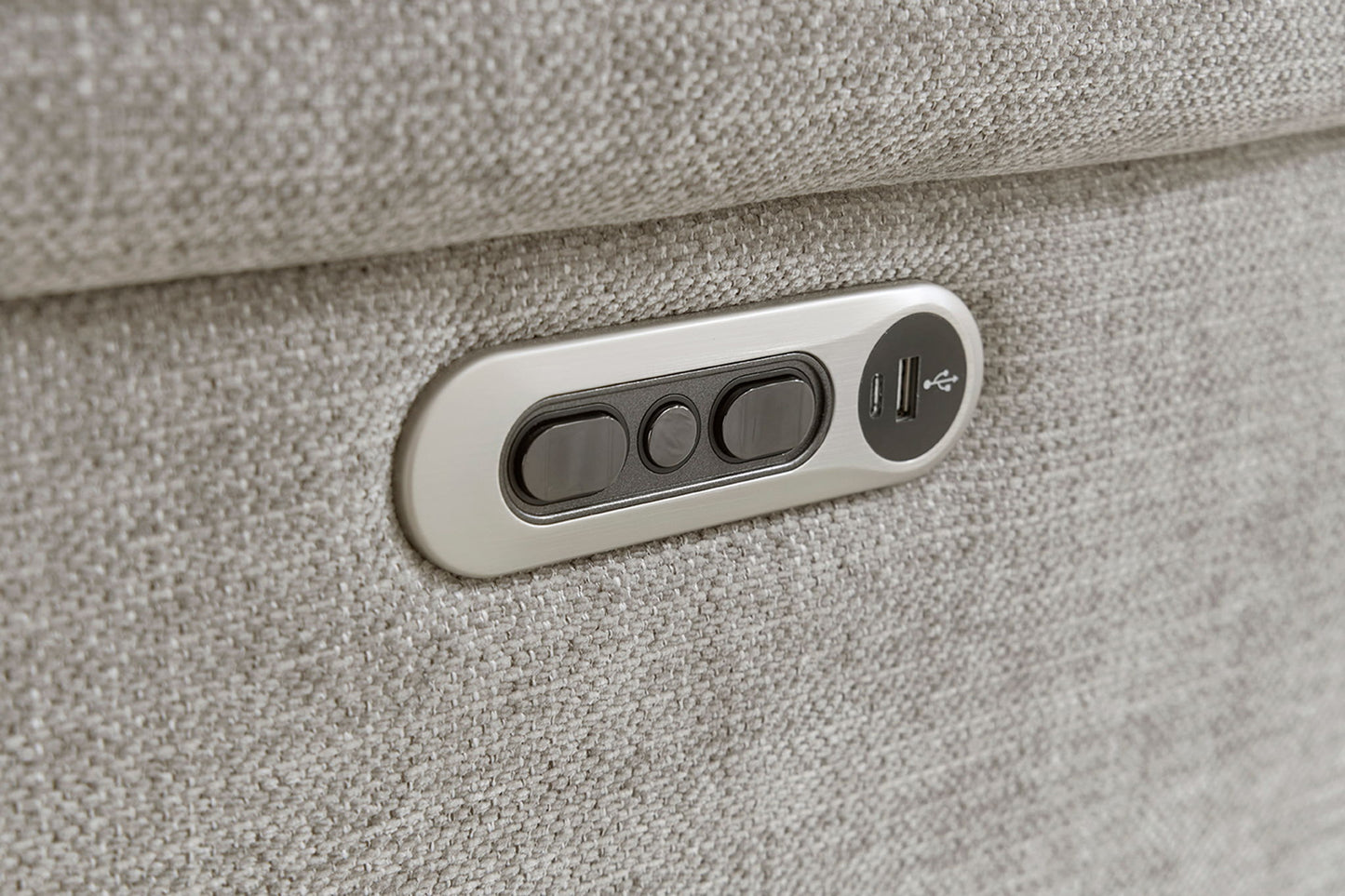Richland - Power Reclining Sofa - Bristol Gray
