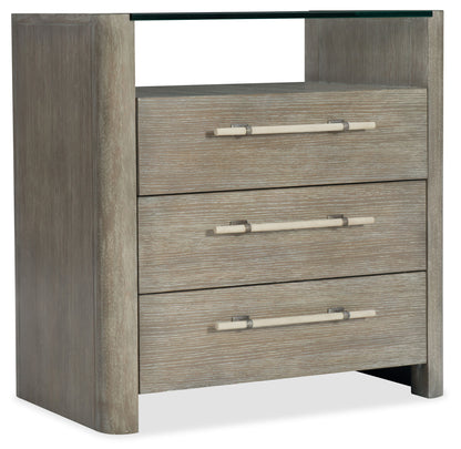 Affinity - 3-Drawer Nightstand - Gray