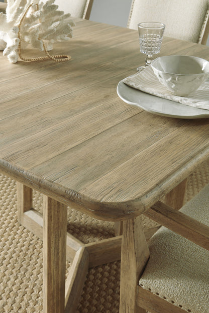 Surfrider - Rectangle Dining Table With 2-18" Leaves - Light Brown