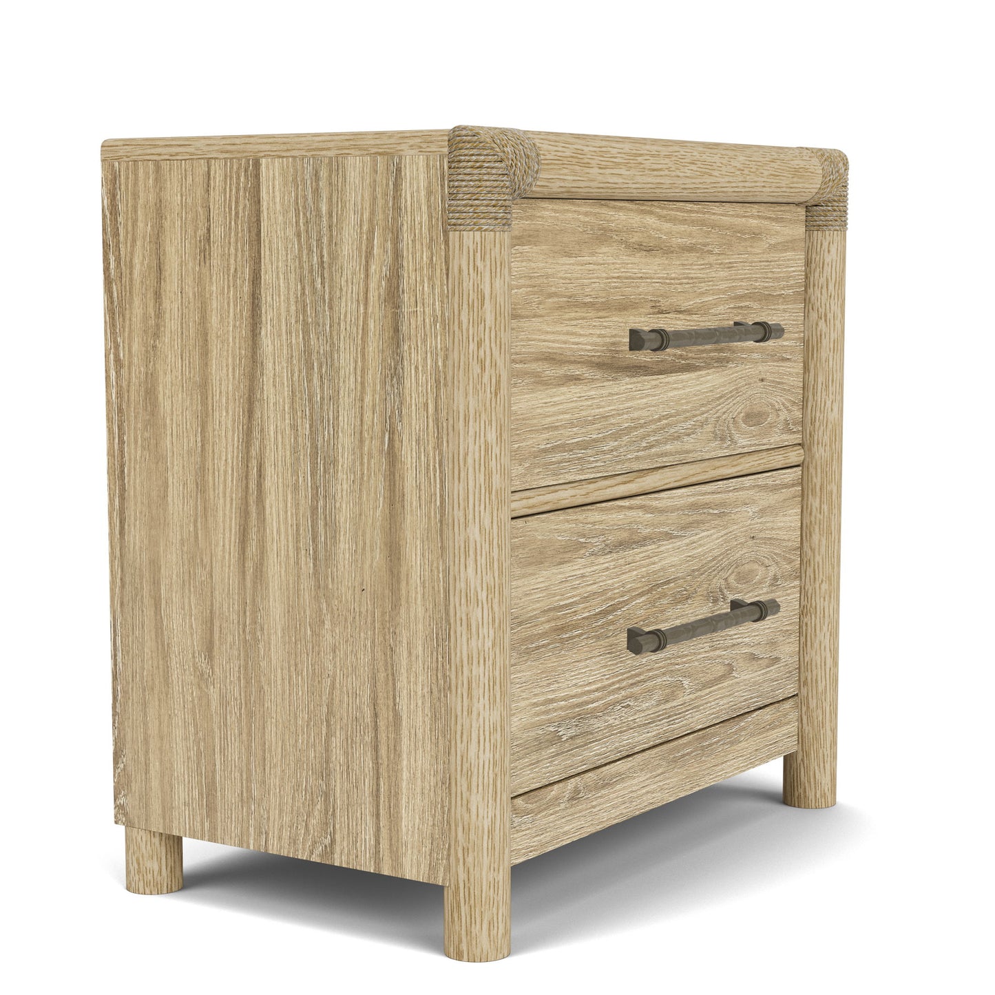 Rosalie - Two Drawer Nightstand - Hemlock