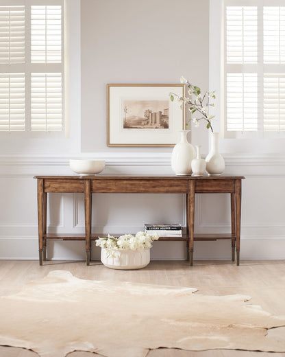 Home Accent - Skinny Console Table - Light Brown