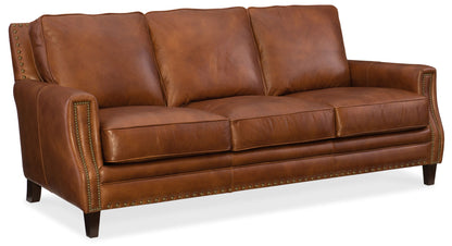 SS - Exton Stationary Sofa - Light Brown