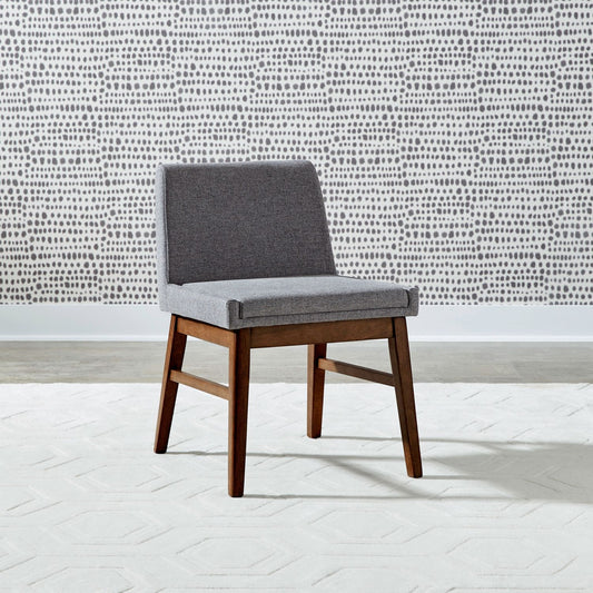 Space Savers - Upholstered Side Chair - Walnut