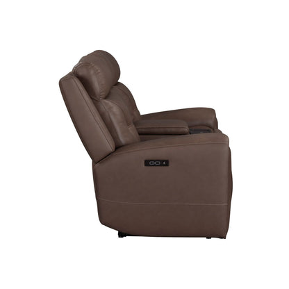 Beckham - Loveseat With Console P2 & ZG - Aline Saddle
