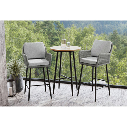 Bayhill - Bar Table - Black / Light Brown