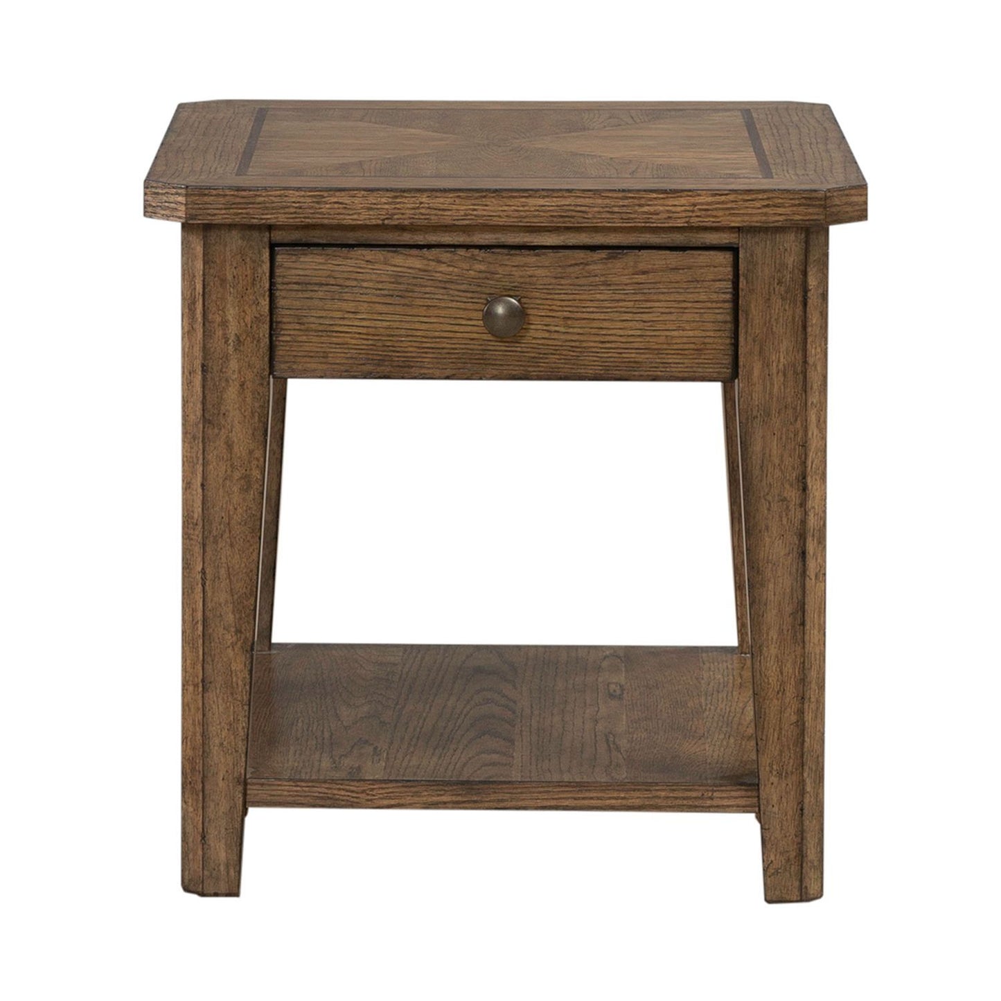 Carolina Park - End Table - Amber Brown
