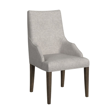 Yellowstone - Dining Host Chair (Set of 2) - Medium Brown