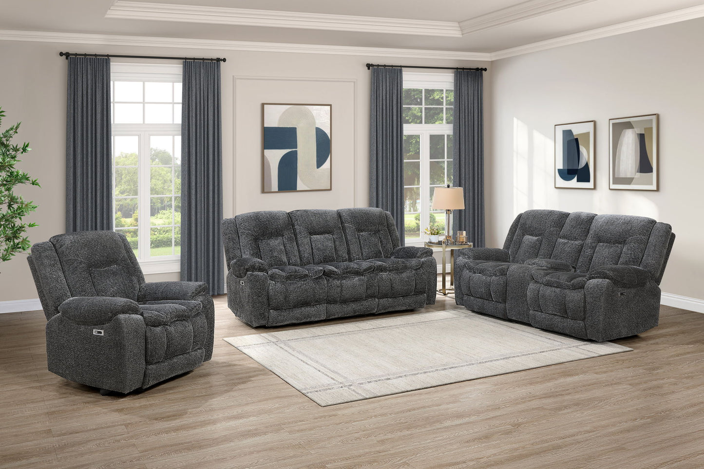 Stanwick - Glider Recliner - Gray