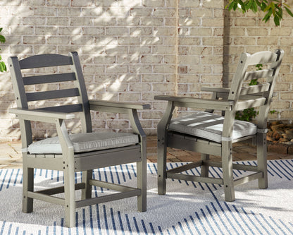 Visola - 7 Pc. - Dining Set with 6 Chairs - Gray