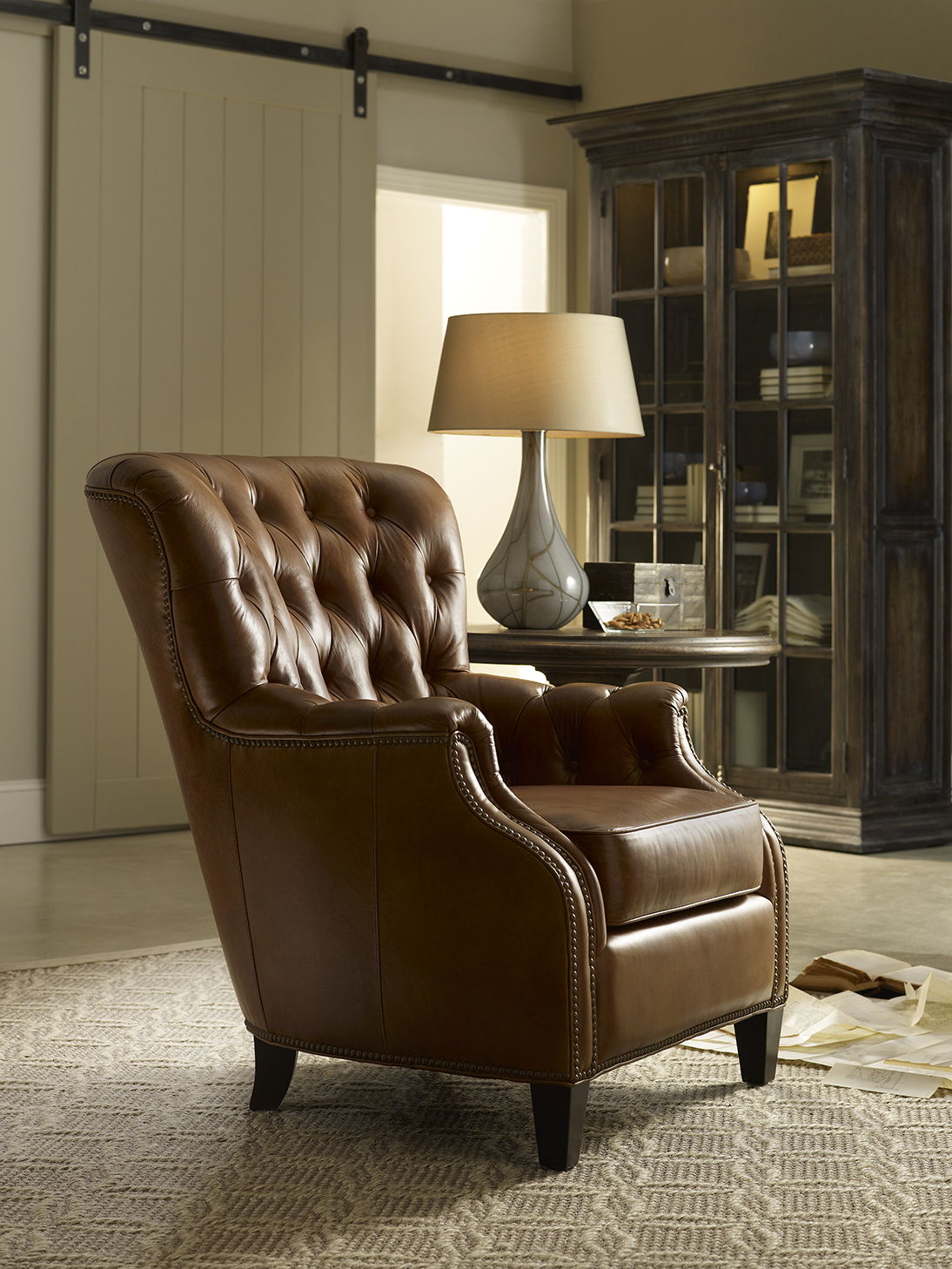 CC - Hamrick Club Chair - Light Brown