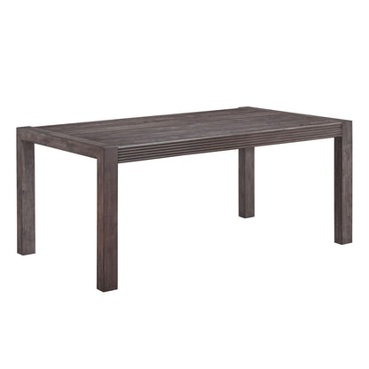 Modern Edge - Rectangular Leg Table - Caffe