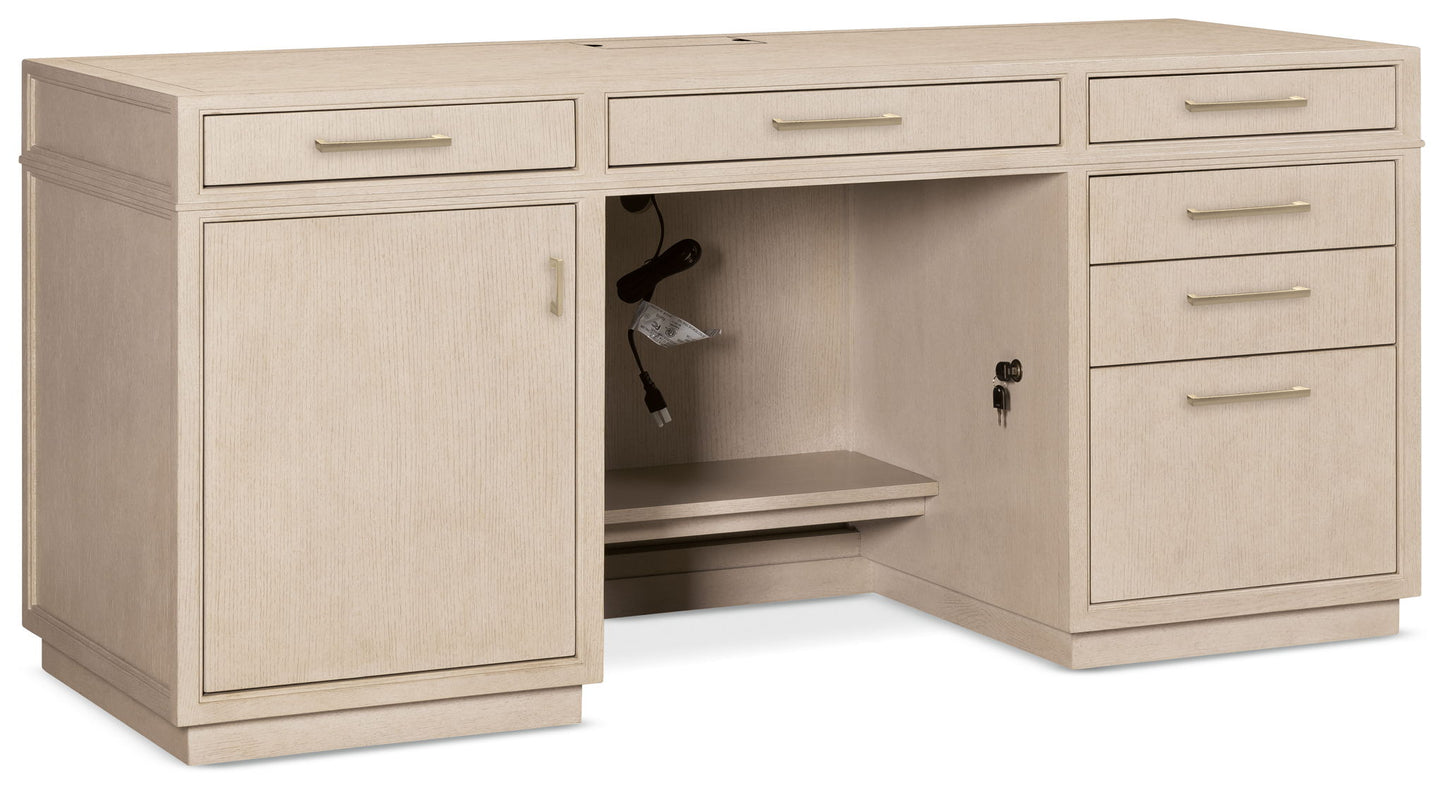 Home Office - Credenza - Polished Limestone