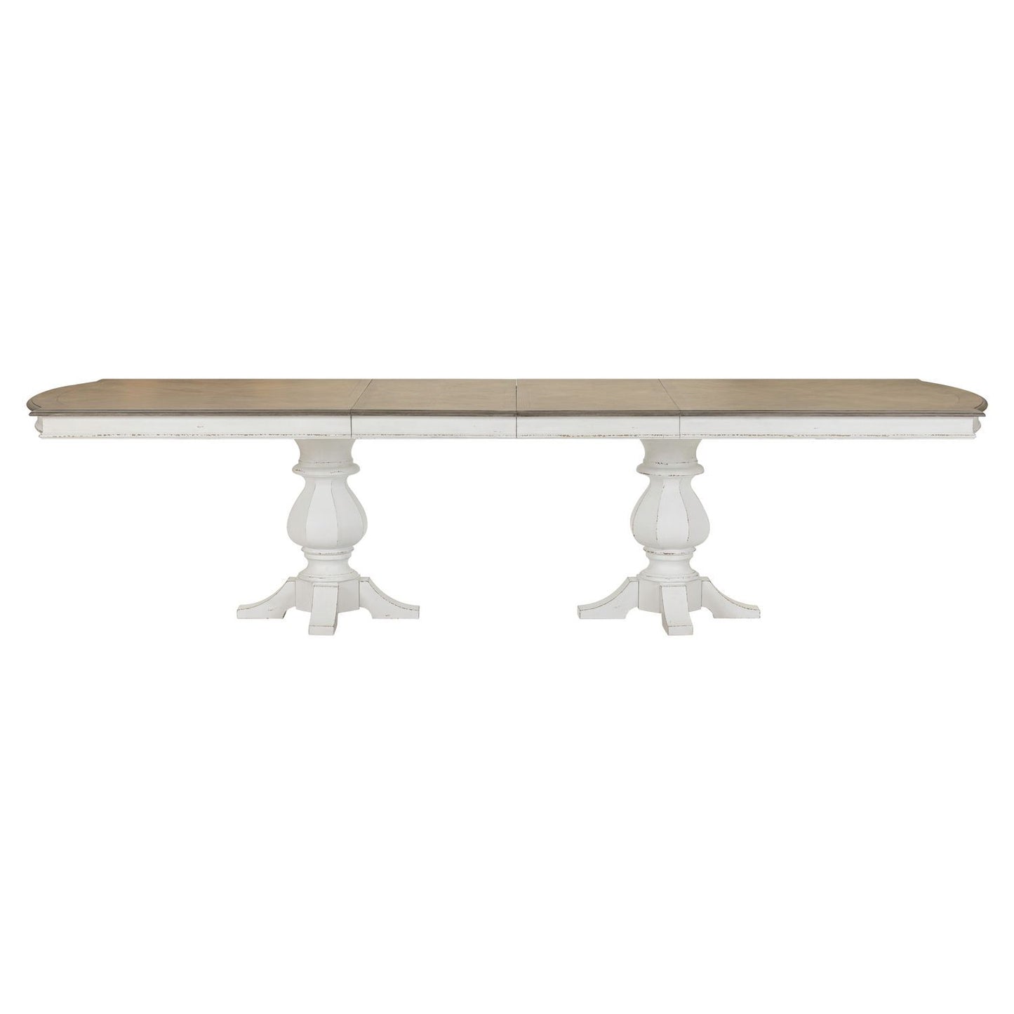 Magnolia Manor - Double Pedestal Table - Antique White