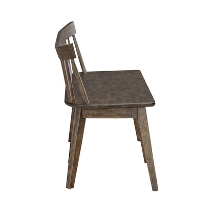 Midland Falls - Spindle Back Bench - Rustic Brown