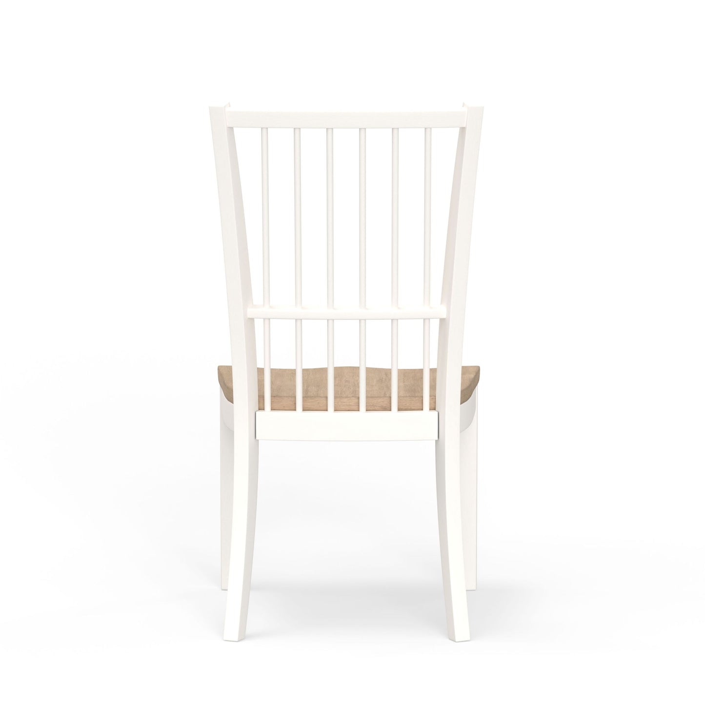 Americana Modern Dining - Spindle Back Dining Chair (Set of 2) - Cotton White
