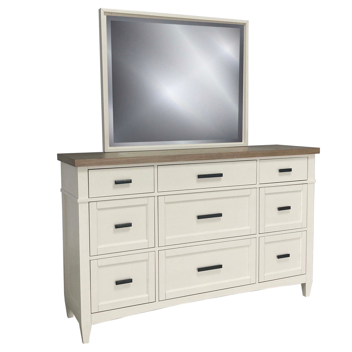Americana Modern Bedroom - 9 Drawer Dresser