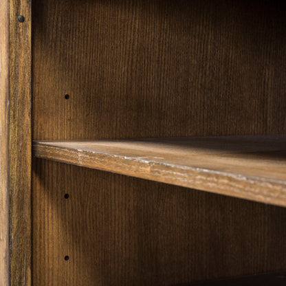 Stone Brook - Computer Credenza - Rustic Saddle