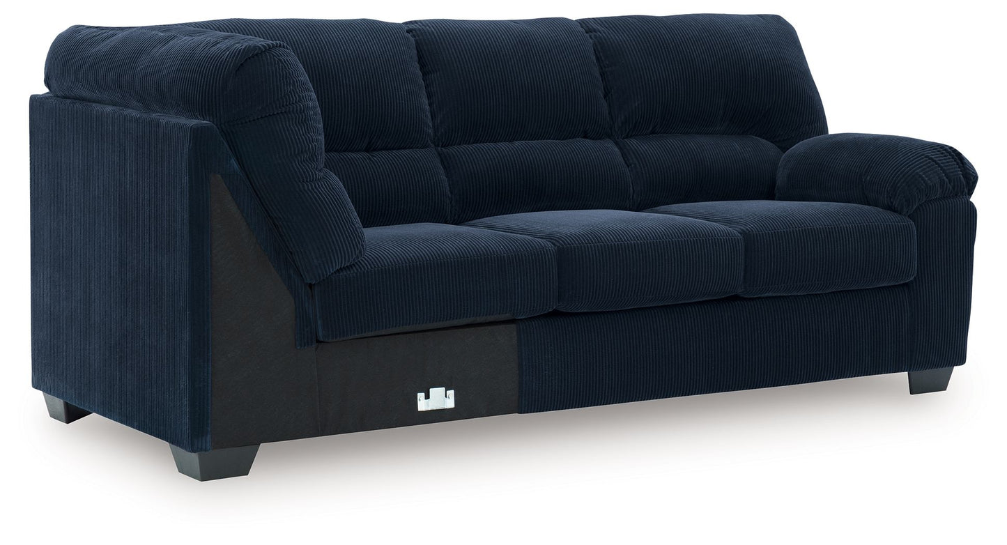 SimpleJoy - RAF Sofa With Corner Wedge - Navy