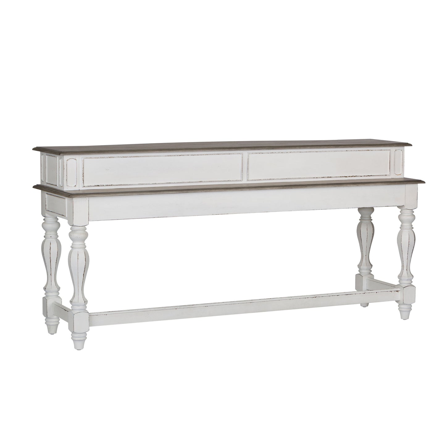 Magnolia Manor - Console Bar Table - Antique White