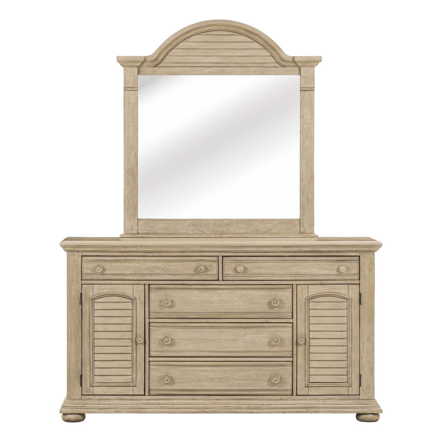 Summer House - Dresser & Mirror - Sand Dune