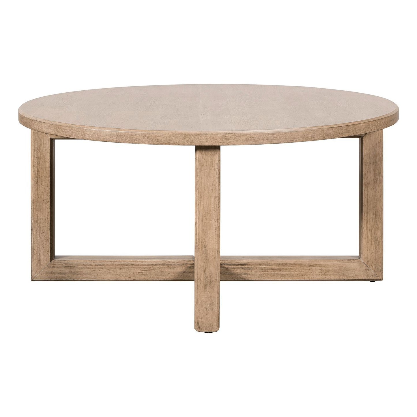 Proximity Place - Round Cocktail Table - Barley Buff