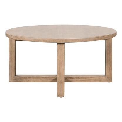 Proximity Place - Round Cocktail Table - Barley Buff