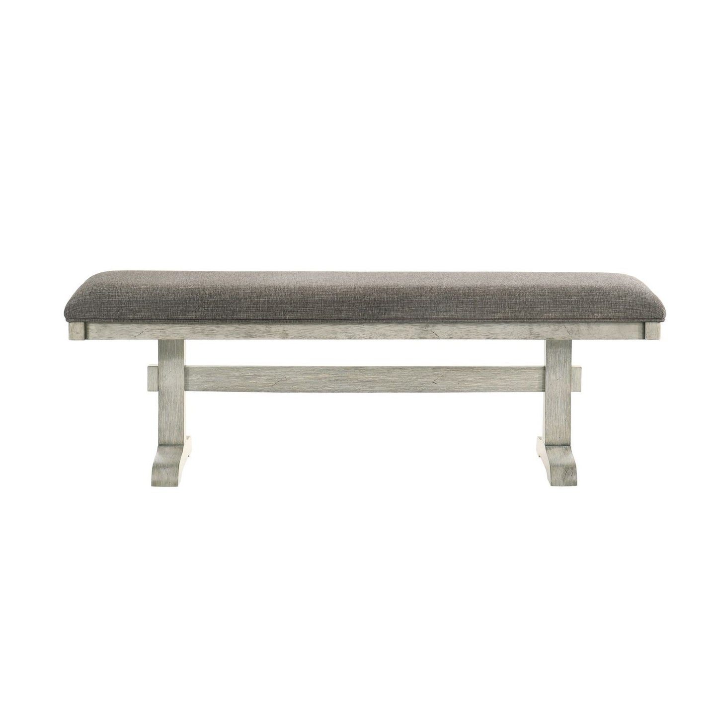 Hallendale - Upholstered Dining Bench - Gravel Wash