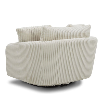 Boomer - Large Swivel Chair with 2 Pillows