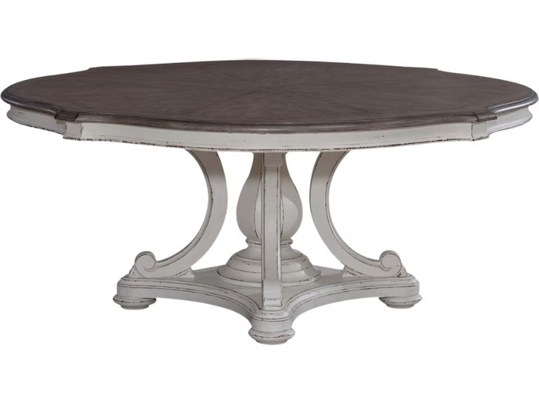 Magnolia Manor - Round Table - Antique White