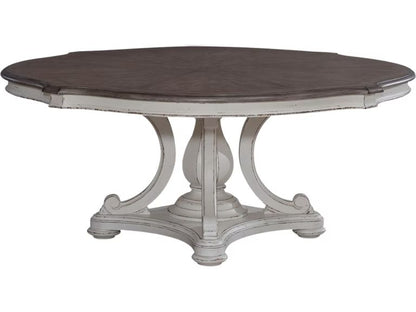Magnolia Manor - Round Table - Antique White