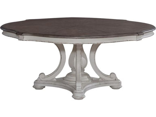 Magnolia Manor - Round Table - Antique White