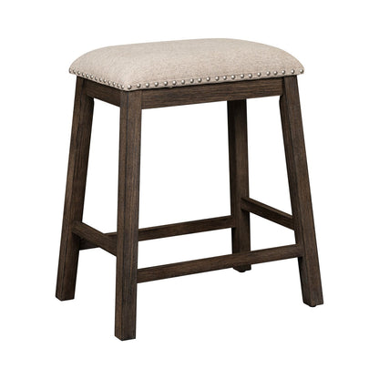 Harrison - Upholstered Console Stool - Espresso