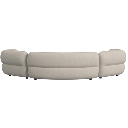 Four Seasons - Sectional Set With 6 Pillows - Camel