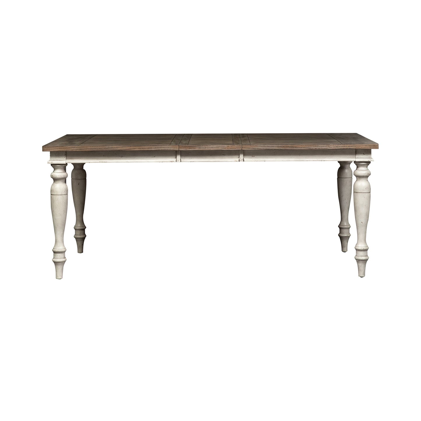 Whitney - Rectangular Leg Table - Antique Linen / Weathered Gray