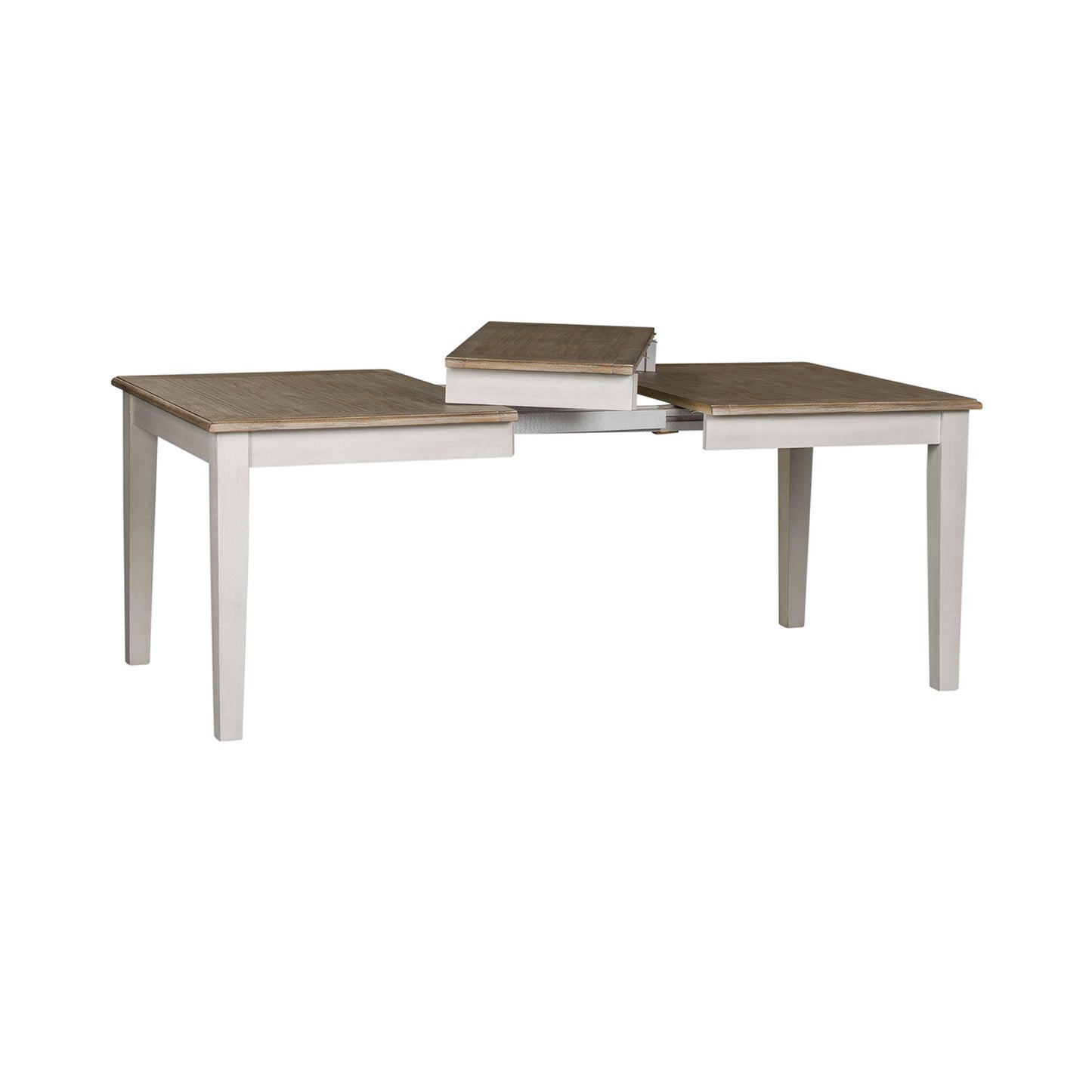 Summerville - Rectangular Leg Table - Soft White Wash / Wirebrushed Gray